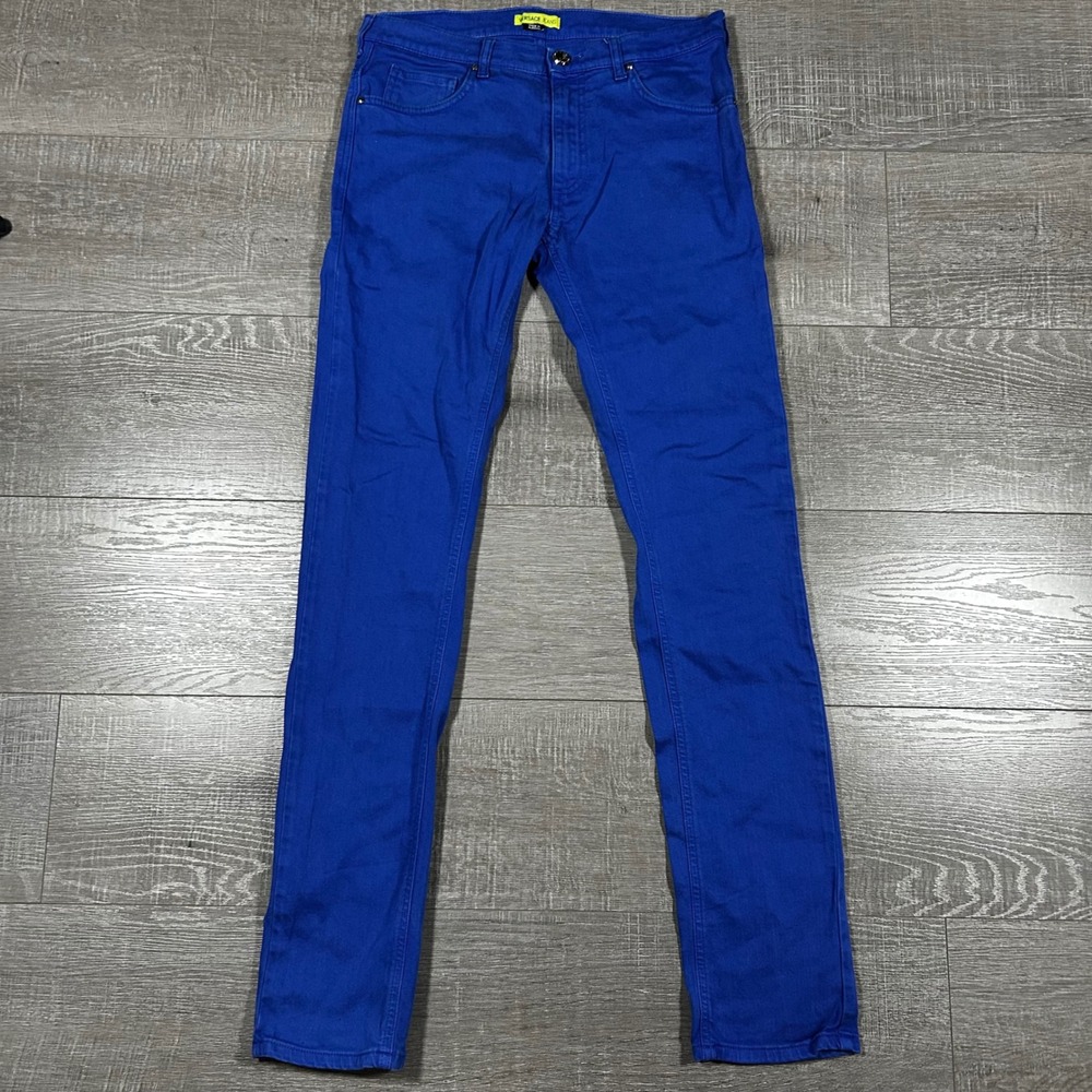 Versace Jeans Blue Denim Slim Fit Button Fly Mens Jeans Size 32x32
